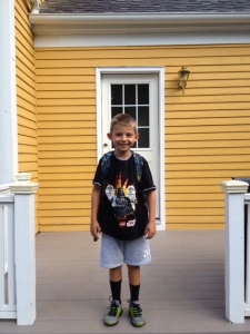first day 1st grade photo